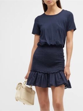 NWOT Veronica Beard Aberdeen Blue Cotton Dress Size XS Casual Summer Revolve